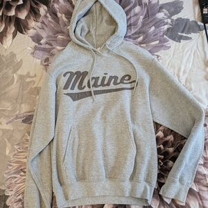 Classic Gray Maine Hoodie